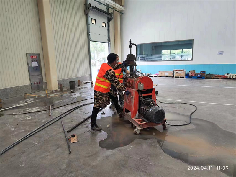 广昌厂房地面下沉塌陷注浆加固施工